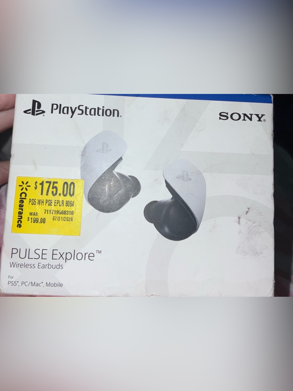 Sony PULSE Explore Wireless Earbuds — White and Black •sealed unopened box•